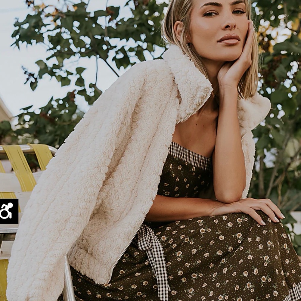 Minnie Sherpa Bomber Jacket